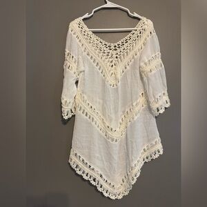 Viscose beach coverup